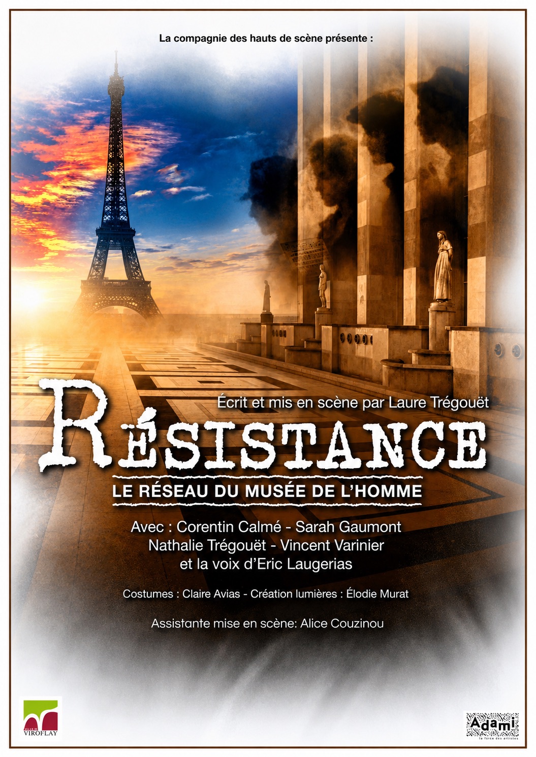 Affiche Résistance — Le réseau du Musée de l'Homme